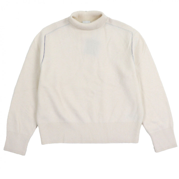新品BURBERRY セーター ニット アイボリー ウール メンズ M 8072983