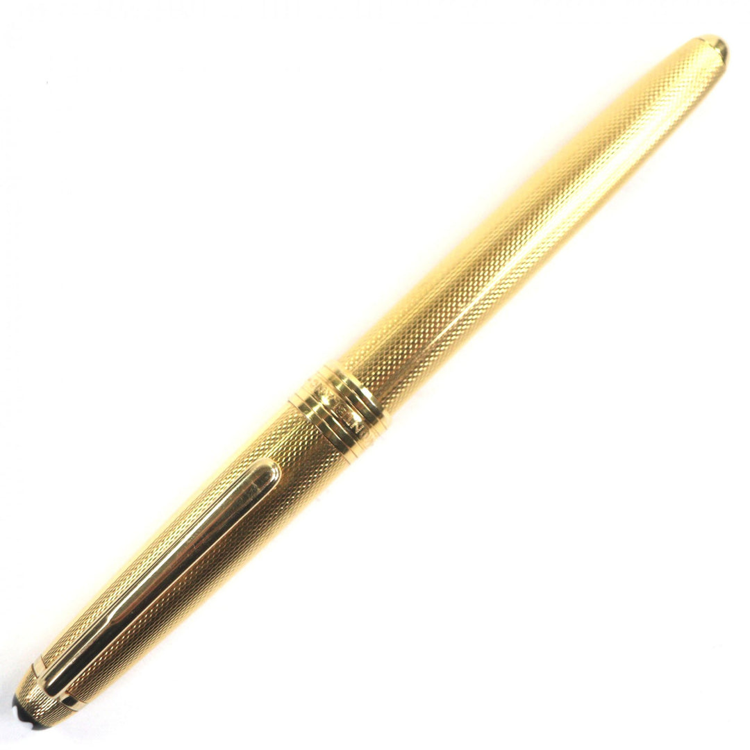非常に良い モンブラン 万年筆 マイスターシュテュック ソリティア 1444 90S ゴールド 18K メンズ