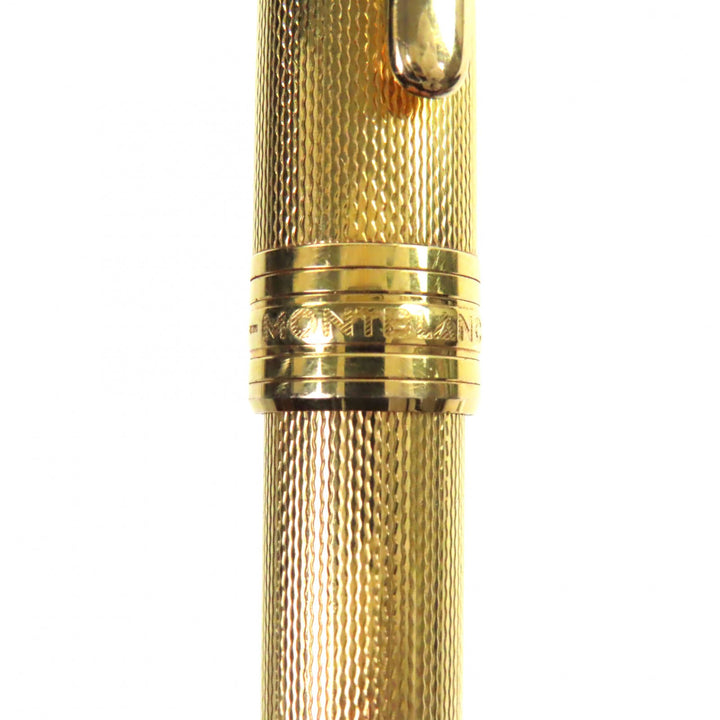 非常に良い モンブラン 万年筆 マイスターシュテュック ソリティア 1444 90S ゴールド 18K メンズ