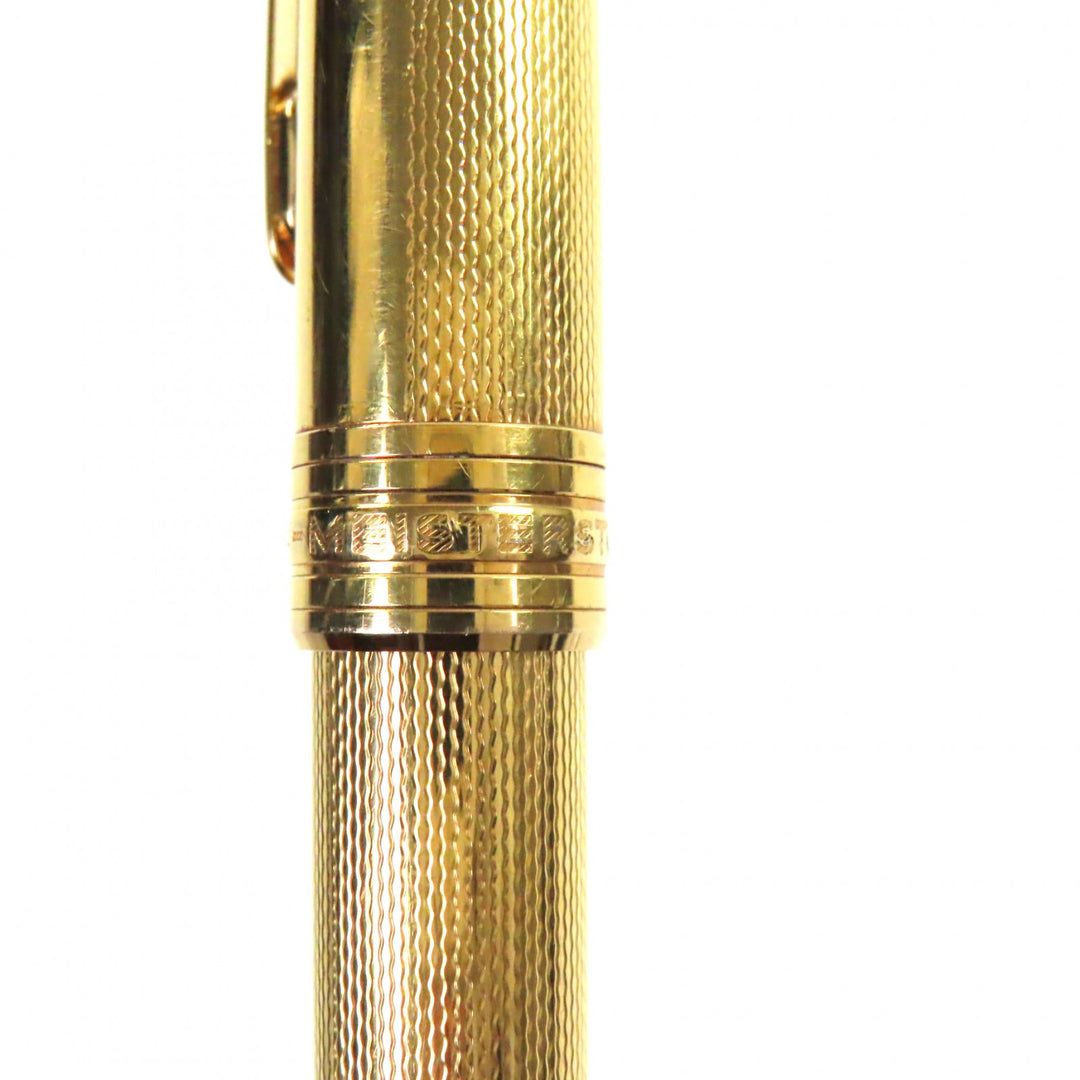 非常に良い モンブラン 万年筆 マイスターシュテュック ソリティア 1444 90S ゴールド 18K メンズ