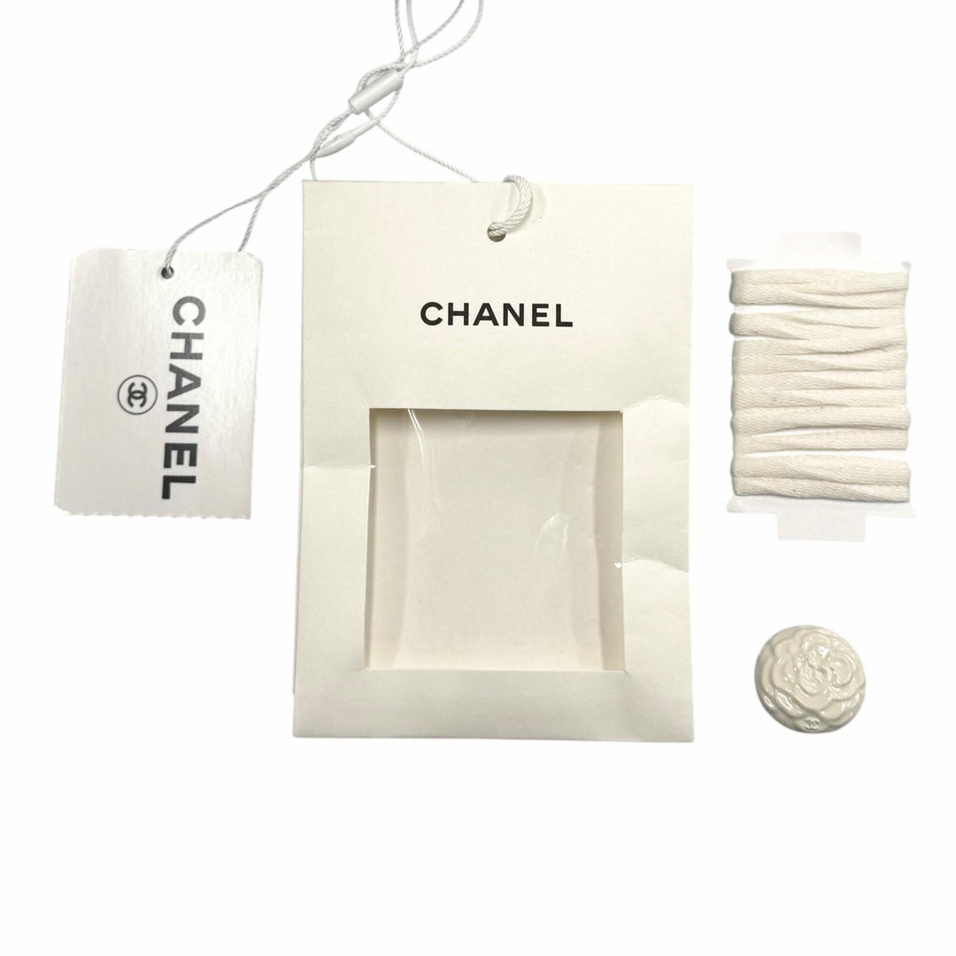 Discounted Pristine CHANEL Jacket off white cotton Women 36 P79983