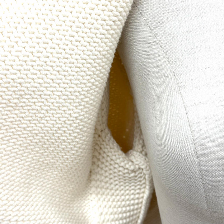 Discounted Pristine CHANEL Jacket off white cotton Women 36 P79983