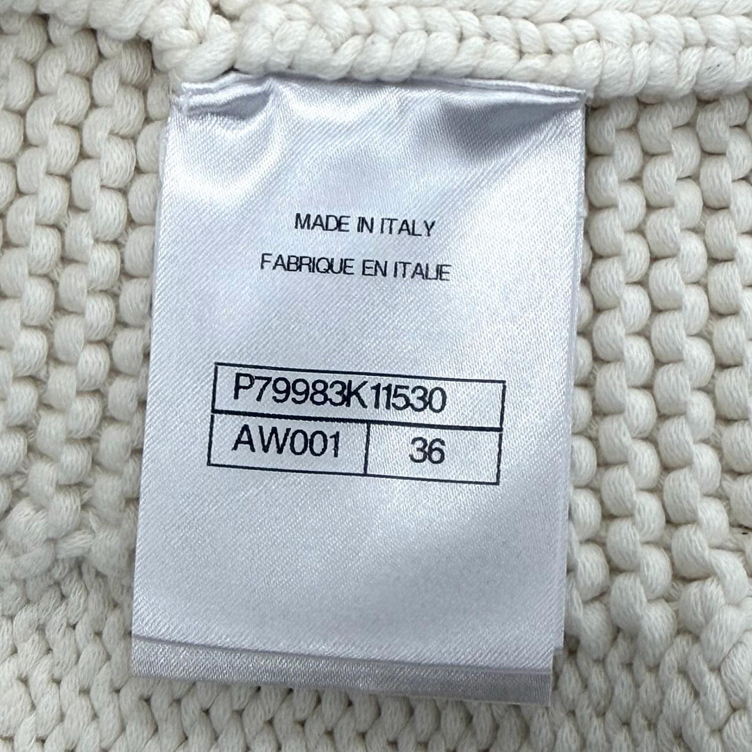 Discounted Pristine CHANEL Jacket off white cotton Women 36 P79983