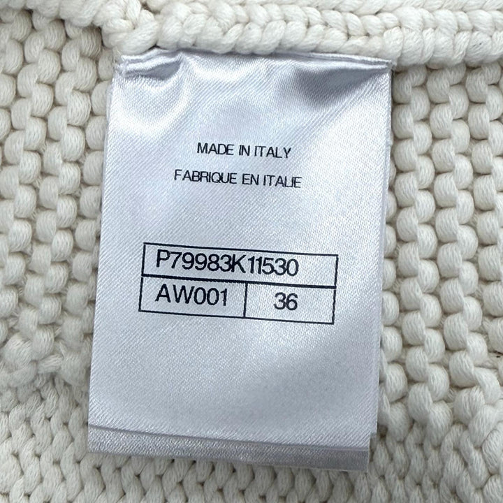 Discounted Pristine CHANEL Jacket off white cotton Women 36 P79983
