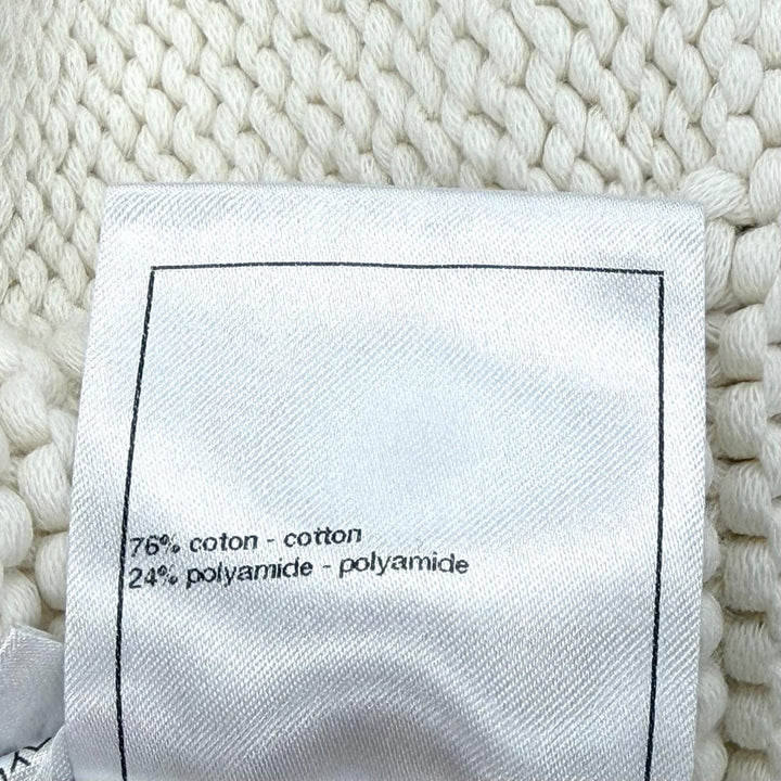 Discounted Pristine CHANEL Jacket off white cotton Women 36 P79983