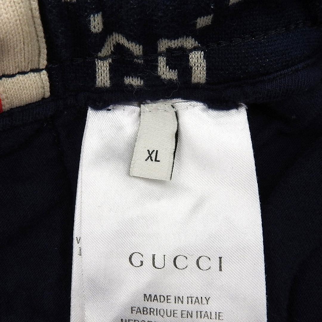 Very Good GUCCI Pants Navy cotton mens XL 496920