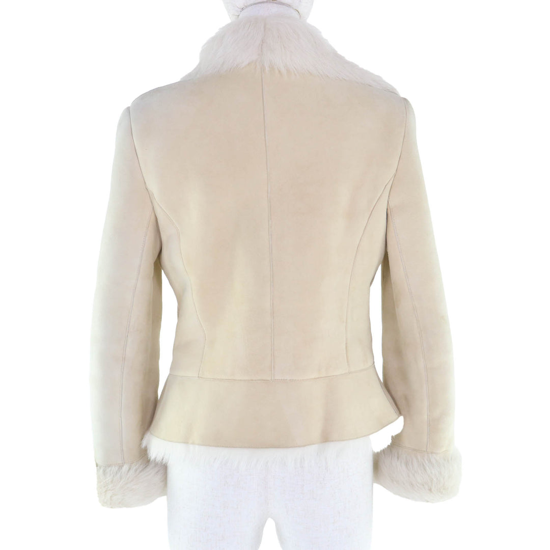 Great EPOCA Mouton 米色羊皮女式夹克 40 KA115-372-40