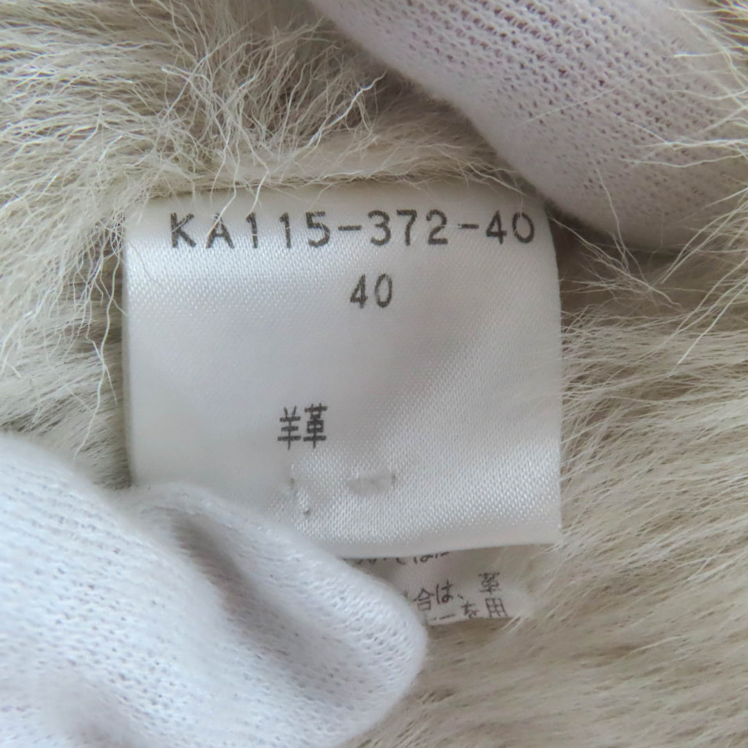 Great EPOCA Mouton 米色羊皮女式夹克 40 KA115-372-40