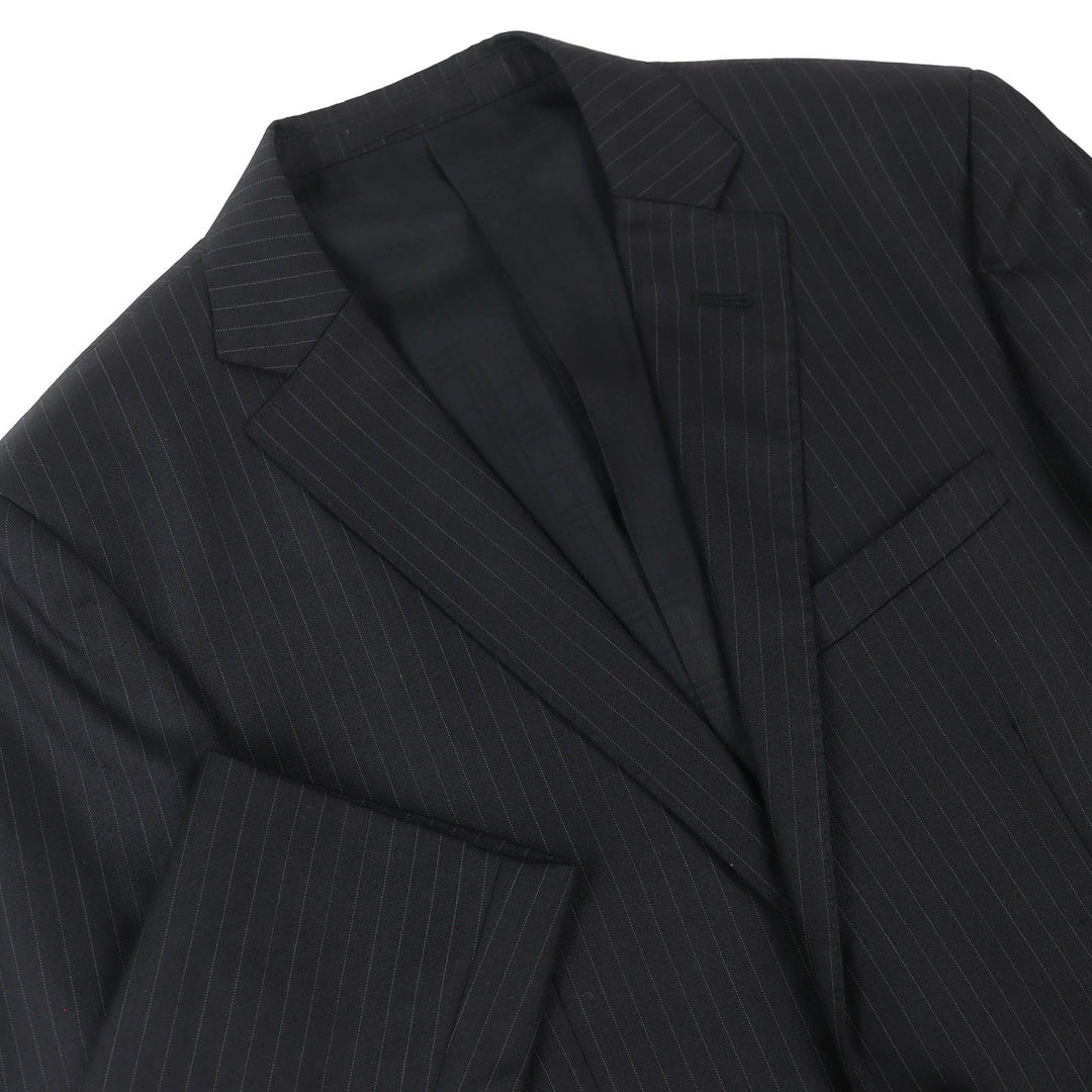 美品 バーバリー ブラックレーベル ストライプ柄 シングルスーツ ツーピースセット