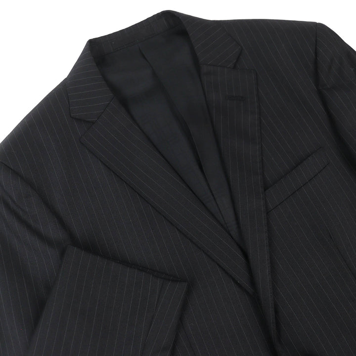 美品 バーバリー ブラックレーベル ストライプ柄 シングルスーツ ツーピースセット