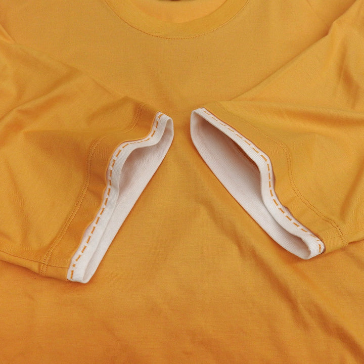 Pristine HERMES Short sleeve T-shirt Orange cotton mens M