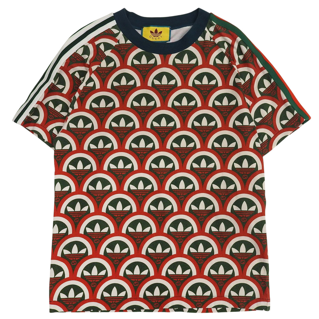 Great GUCCI×adidas Short sleeve T-shirt Multi cotton mens XL 692114