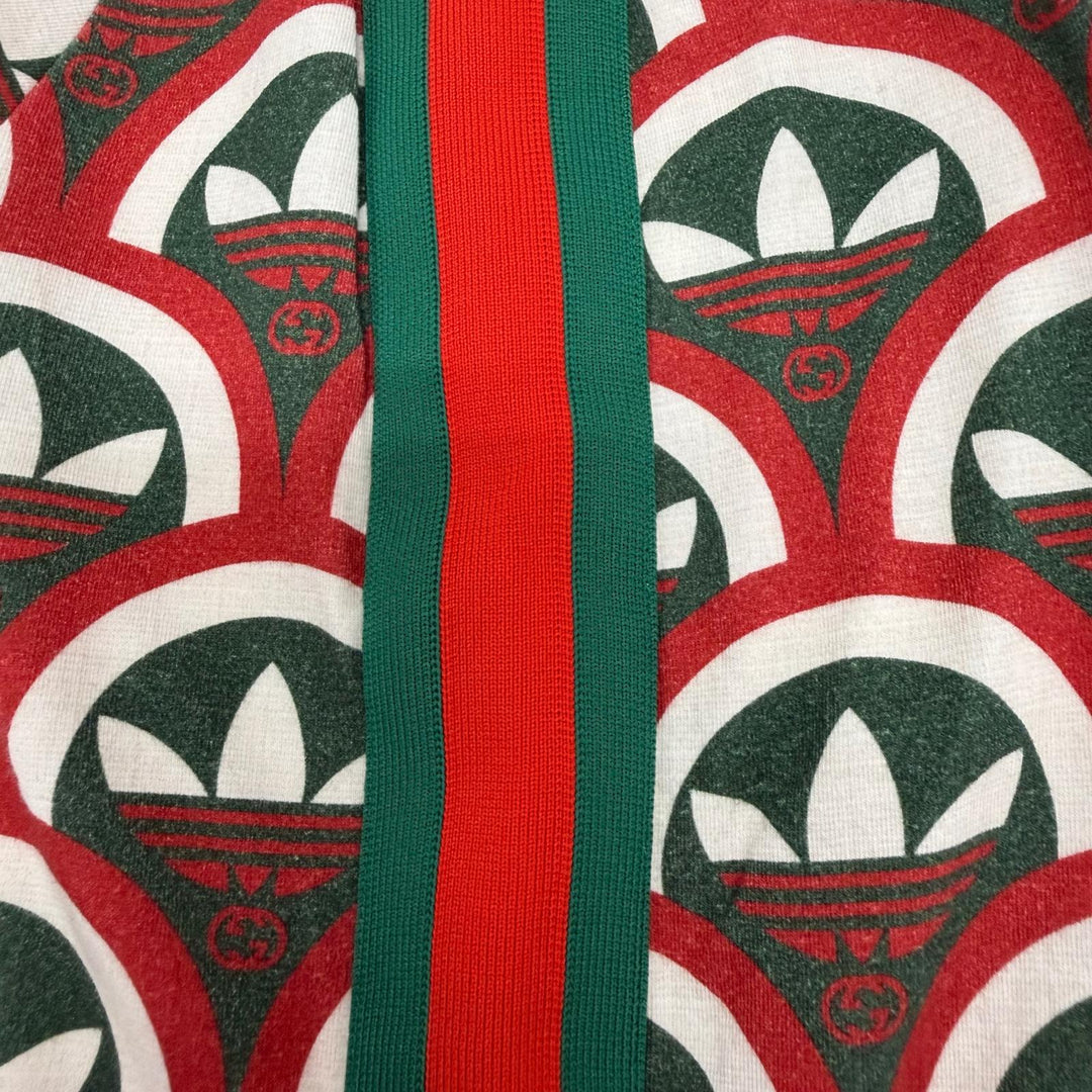 Great GUCCI×adidas Short sleeve T-shirt Multi cotton mens XL 692114
