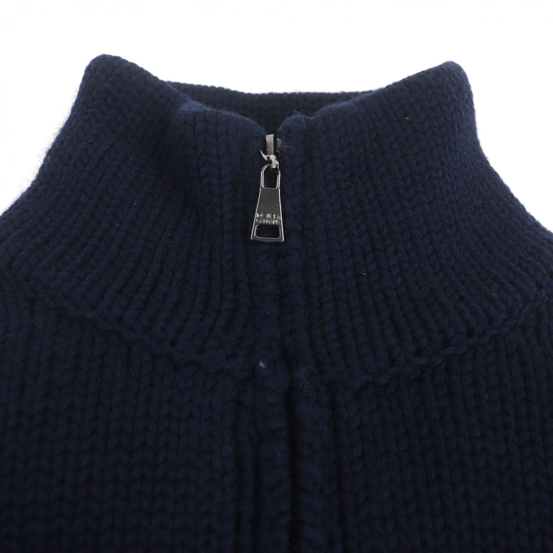 美品 DOLCE&amp;GABBANA ドルチェ&amp;ガッバーナ ブルゾン ネイビー ウール メンズ 44