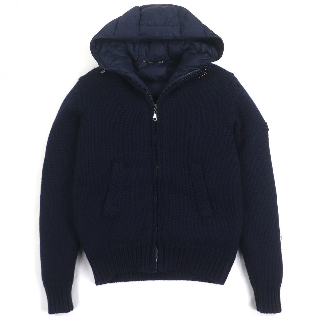 美品 DOLCE&amp;GABBANA ドルチェ&amp;ガッバーナ ブルゾン ネイビー ウール メンズ 44