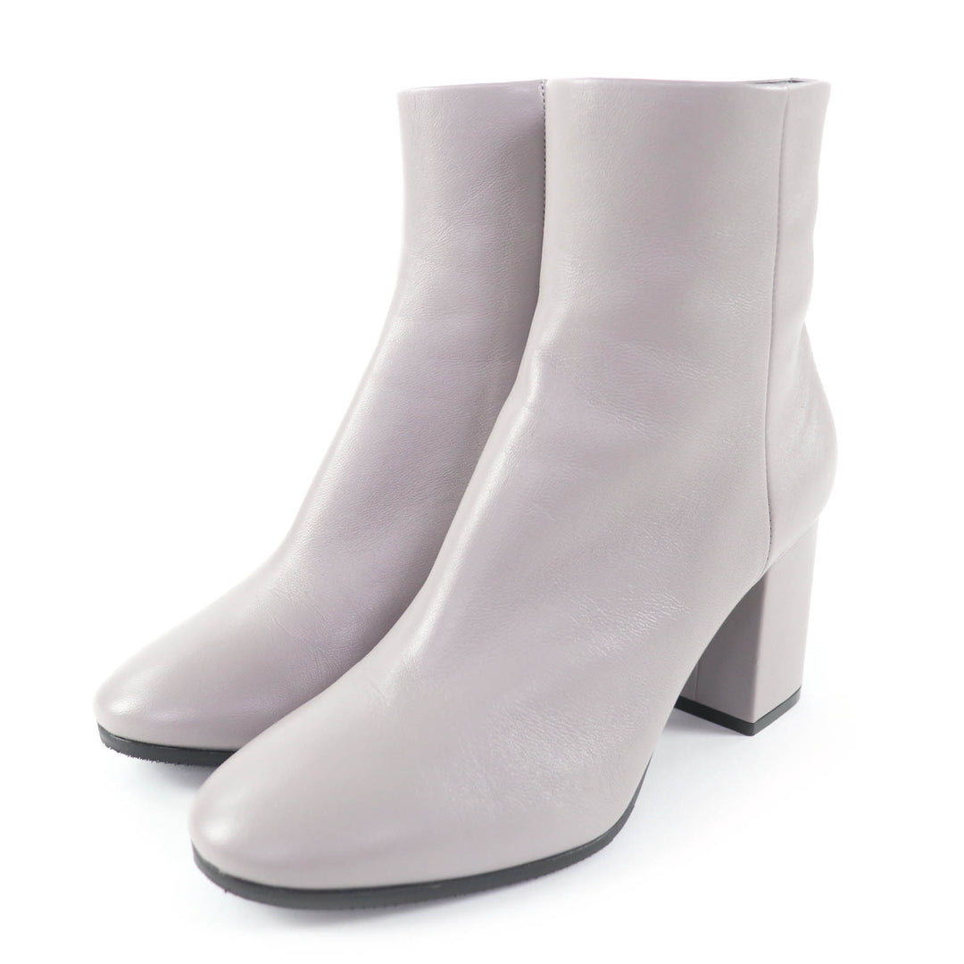 Pristine BALENCIAGA short boots gray leather Women 36 477242