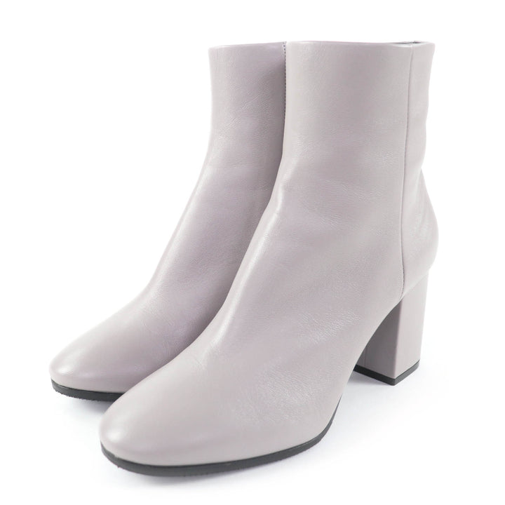 Pristine BALENCIAGA short boots gray leather Women 36 477242