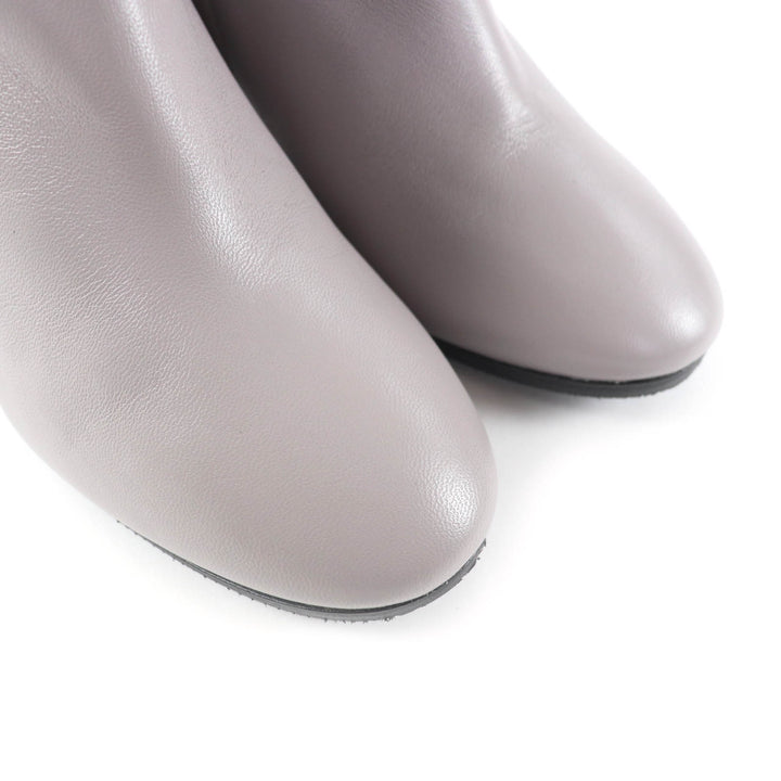 Pristine BALENCIAGA short boots gray leather Women 36 477242