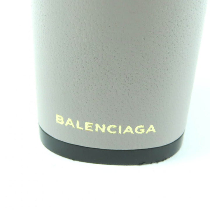 Pristine BALENCIAGA short boots gray leather Women 36 477242