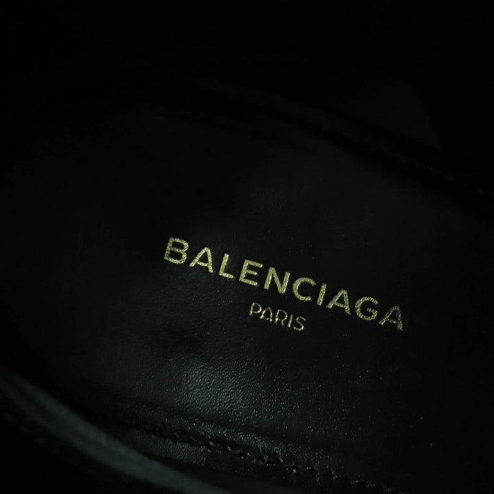 Pristine BALENCIAGA short boots gray leather Women 36 477242