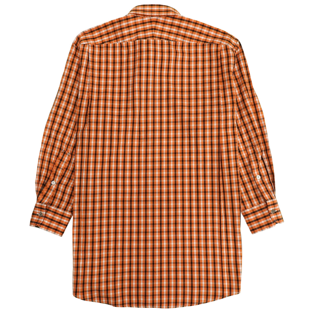 Excellent HERMES Long sleeve shirt Orange cotton mens 42