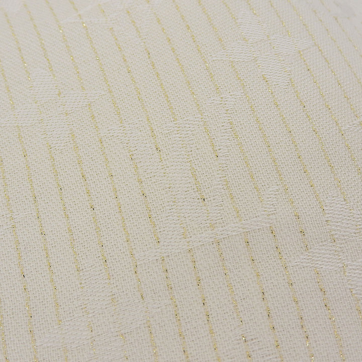 Excellent LOUIS VUITTON shawl off white silk Women M71546