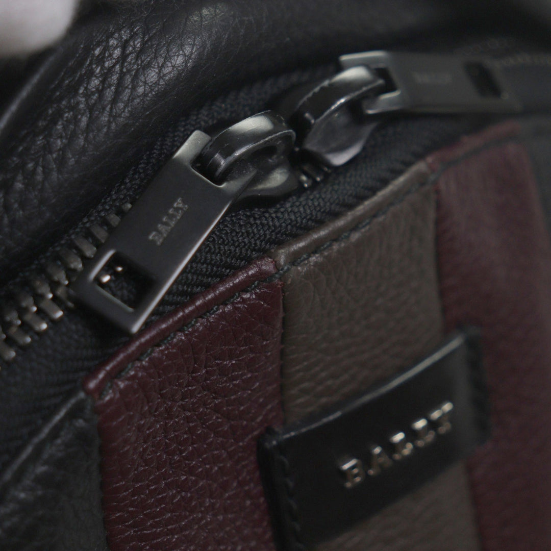 Great BALLY Backpack Â· Daypack HINGIS.B Dark brown leather mens