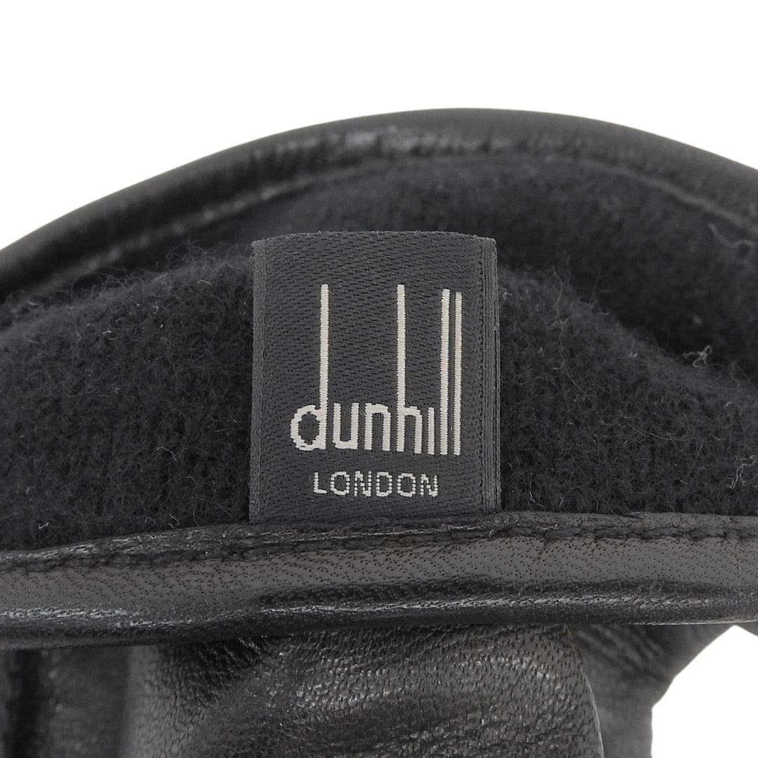Excellent Dunhill gloves Lamb Leather Gloves black Sheep leather mens