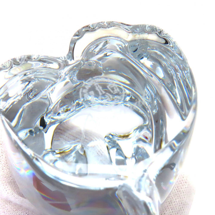 Excellent Baccarat object Lucky Cat clear crystal Women