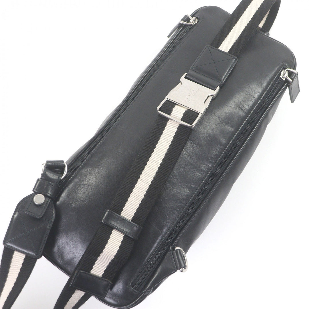 Great BALLY Sling bag TABEL-MD Trainspotting One Shoulder Bag black leather mens