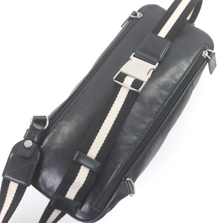 Great BALLY Sling bag TABEL-MD Trainspotting One Shoulder Bag black leather mens