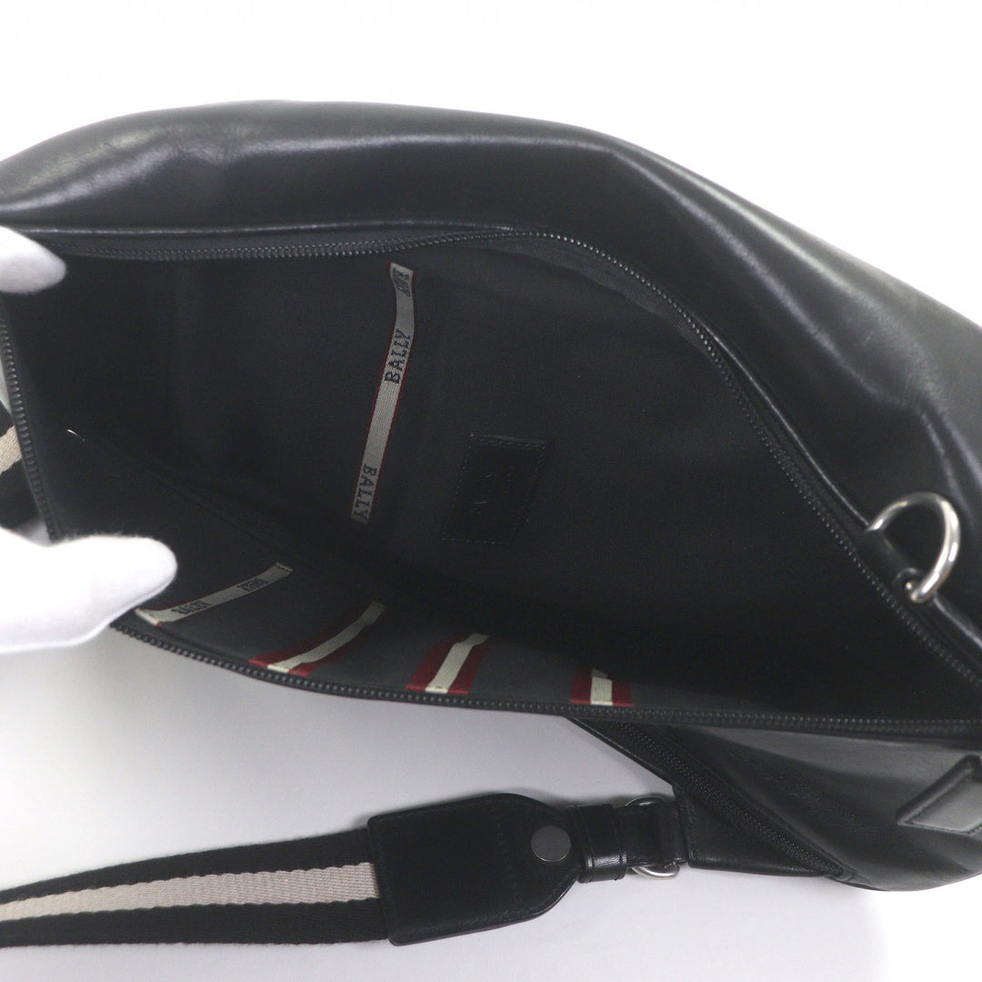 Great BALLY Sling bag TABEL-MD Trainspotting One Shoulder Bag black leather mens