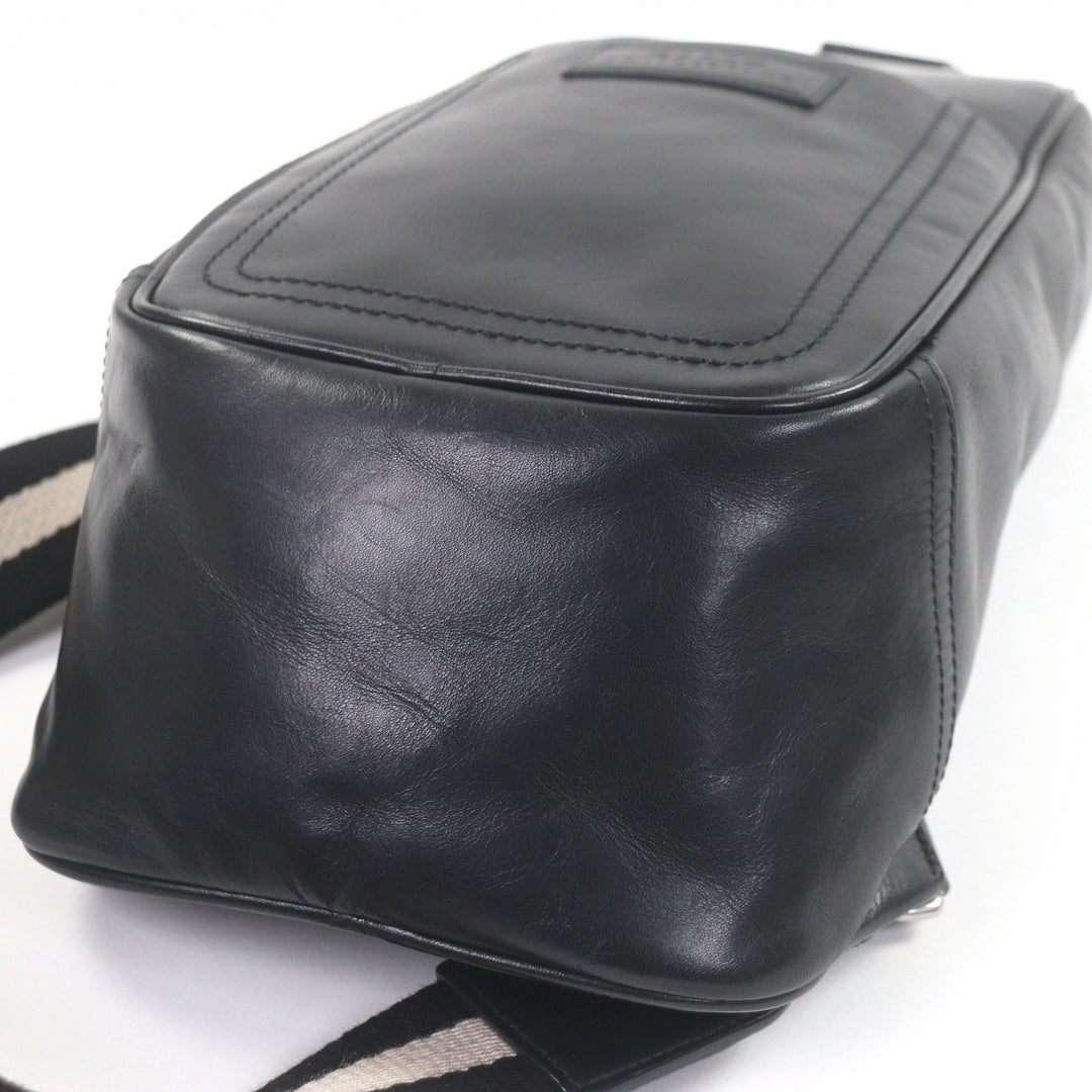 Great BALLY Sling bag TABEL-MD Trainspotting One Shoulder Bag black leather mens