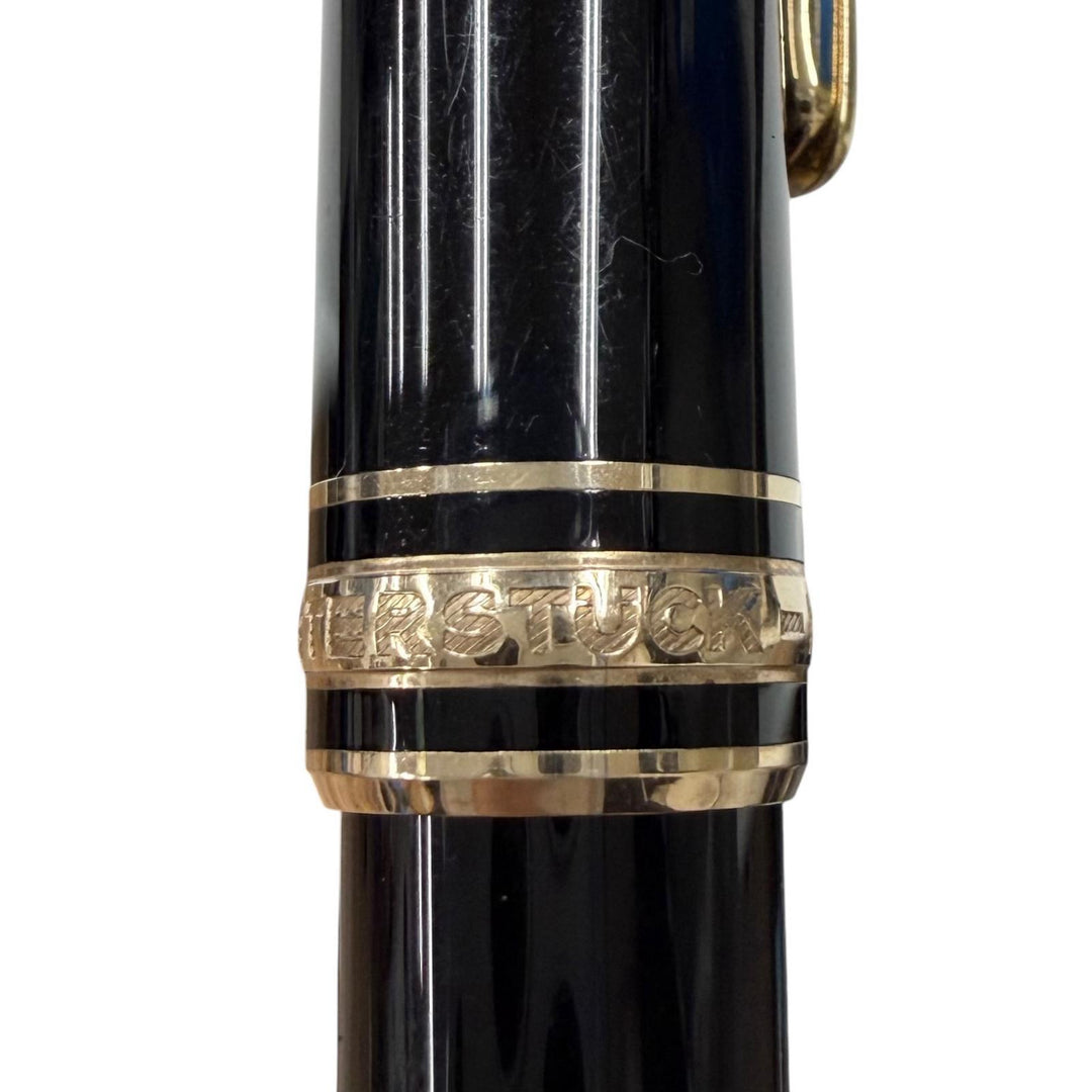 Very Good MONTBLANC fountain pen Meisterstück Classic Cap type black