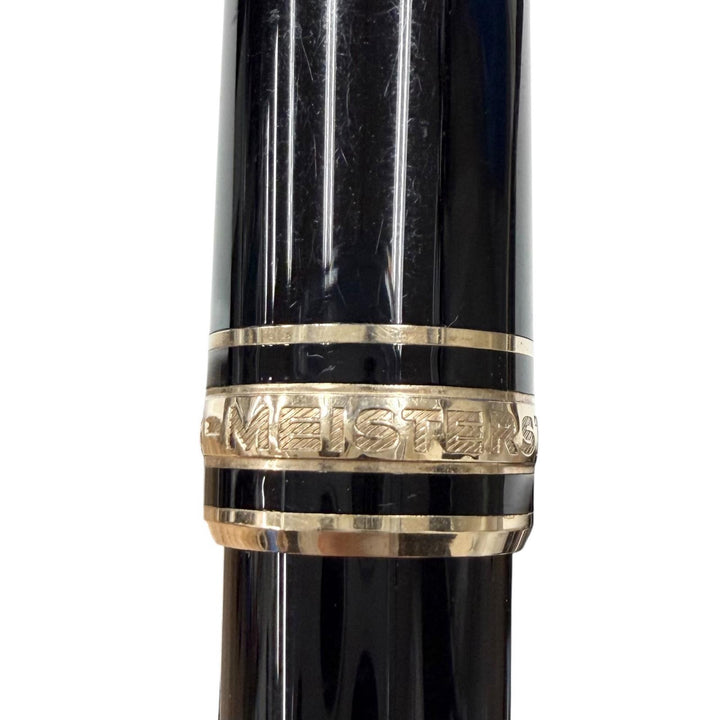 Very Good MONTBLANC fountain pen Meisterstück Classic Cap type black