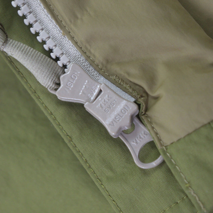 Excellent GUCCI THE NORTH FACE mountain hoodie khaki Nylon mens S 663759
