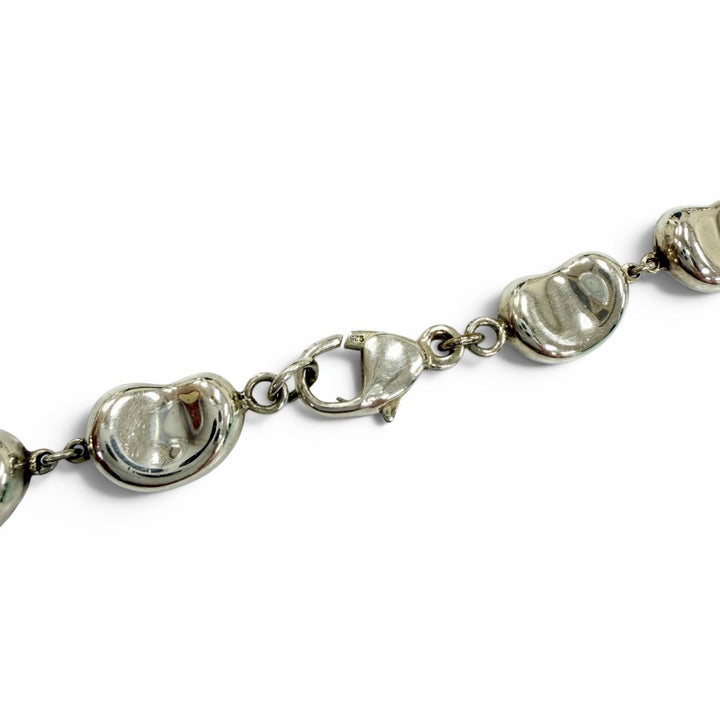 Great TIFFANY&Co. Necklace Bean design Silver 925 Women