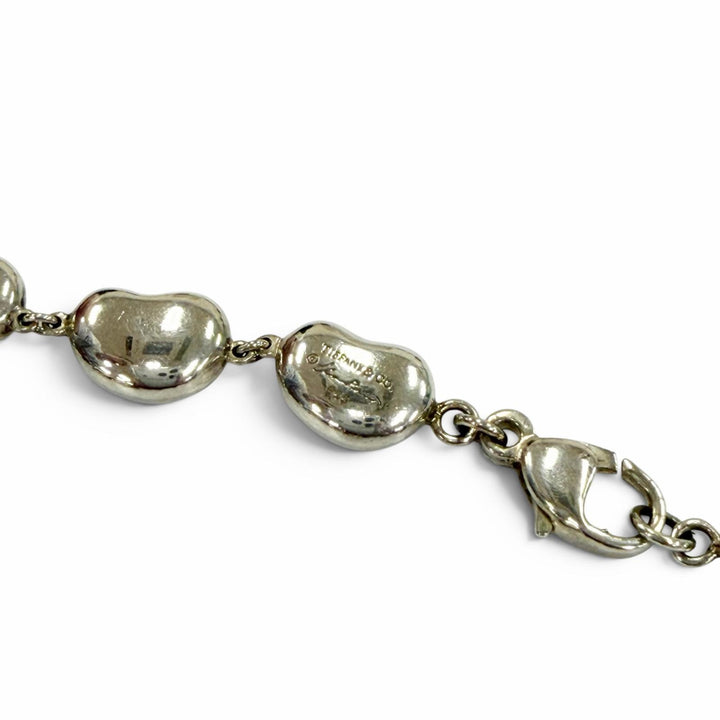 Great TIFFANY&Co. Necklace Bean design Silver 925 Women