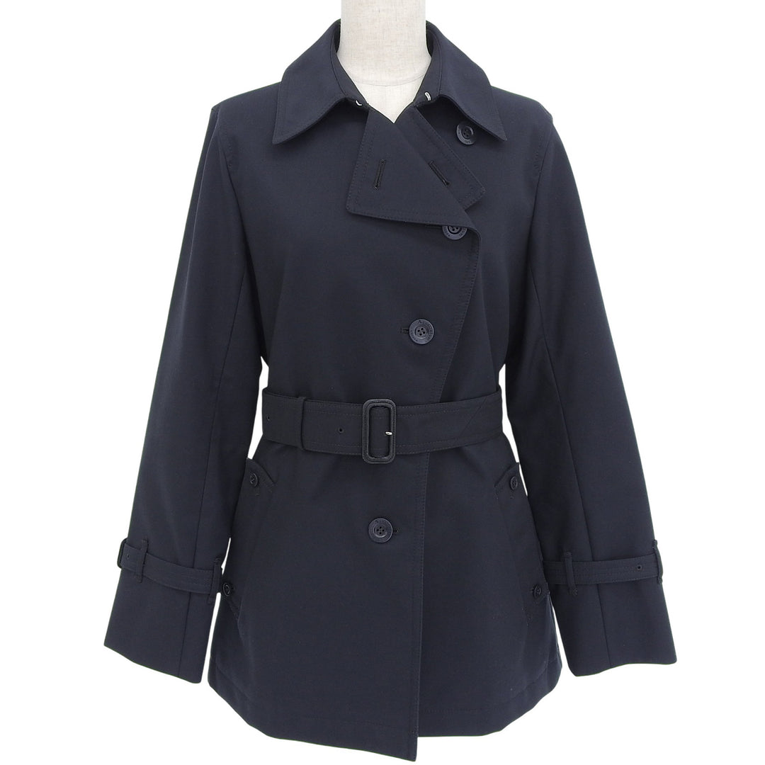 Great Aquascutum trench coat black polyester Women