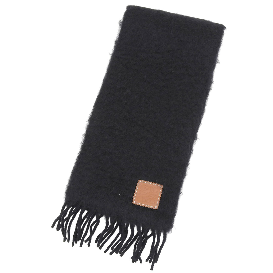 Excellent LOEWE Scarf black mohair Women