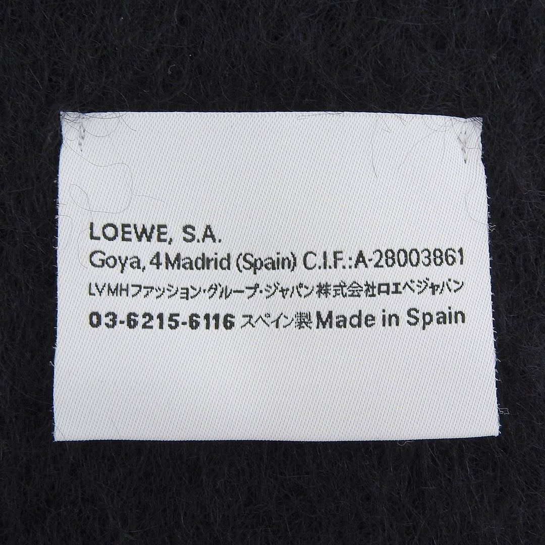 Excellent LOEWE Scarf black mohair Women