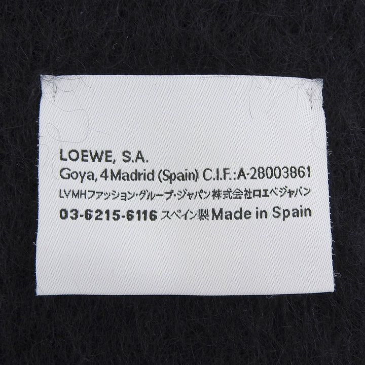 Excellent LOEWE Scarf black mohair Women