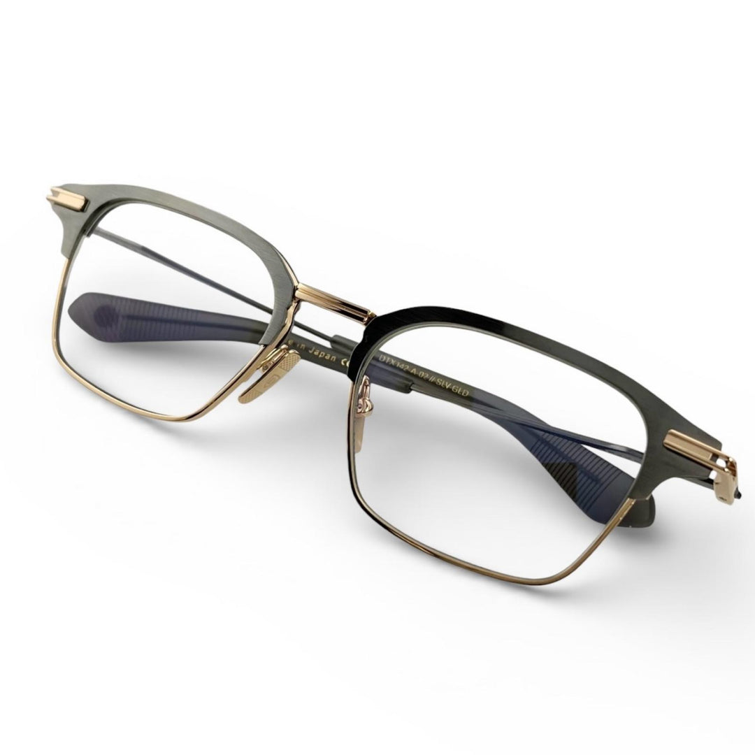 Pristine DITA Glasses TYPOGRAPHER Thurmont Blow gold Women DTX142