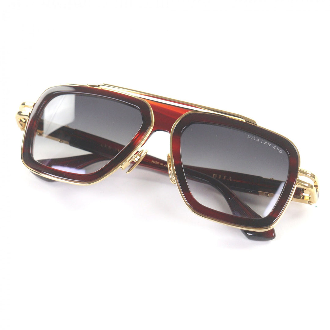 Excellent DITA sunglasses LXN-EVO Two Bridges Red mens DTS403