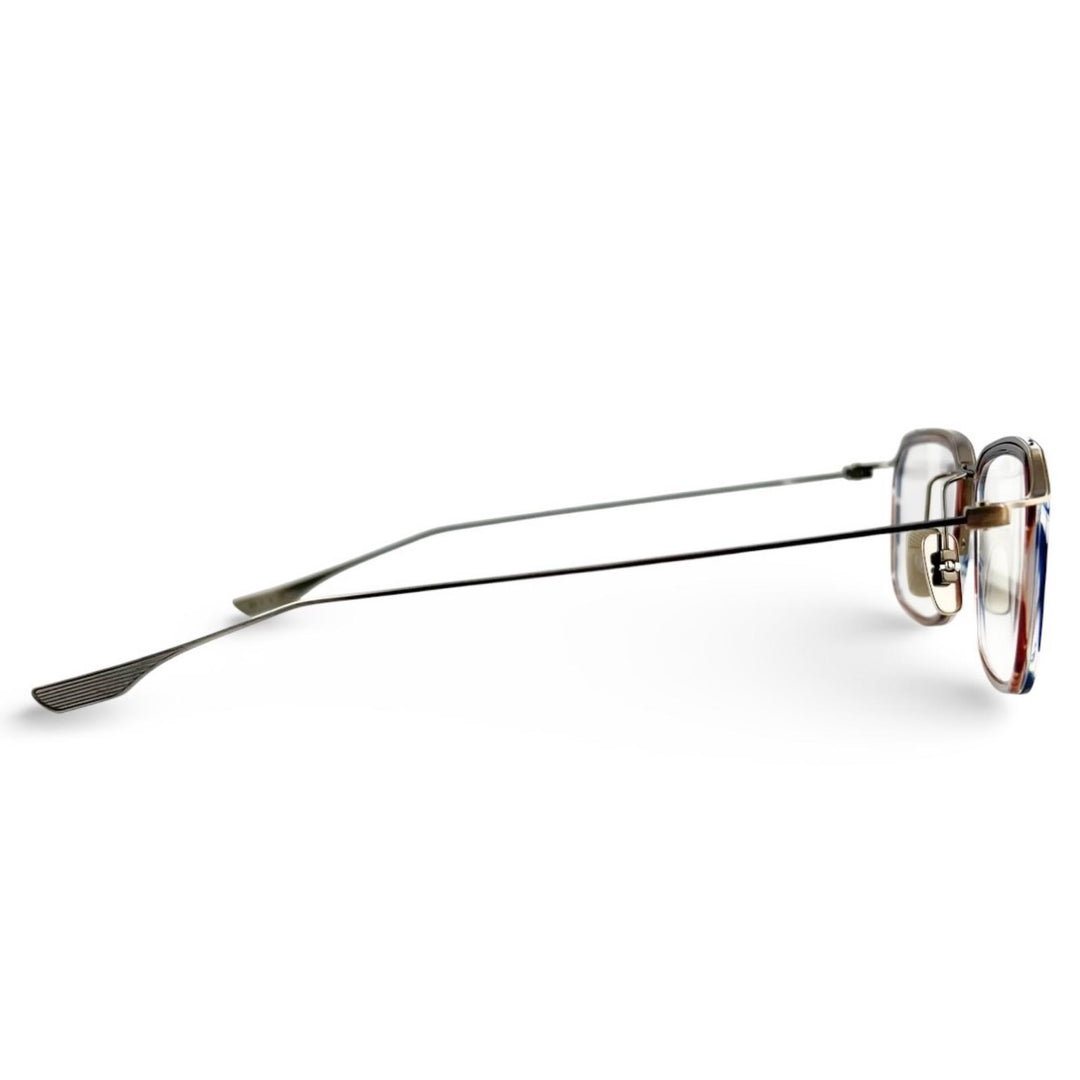 Excellent DITA Glasses SCHEMA-FIVE Square brown marble Women DTX423