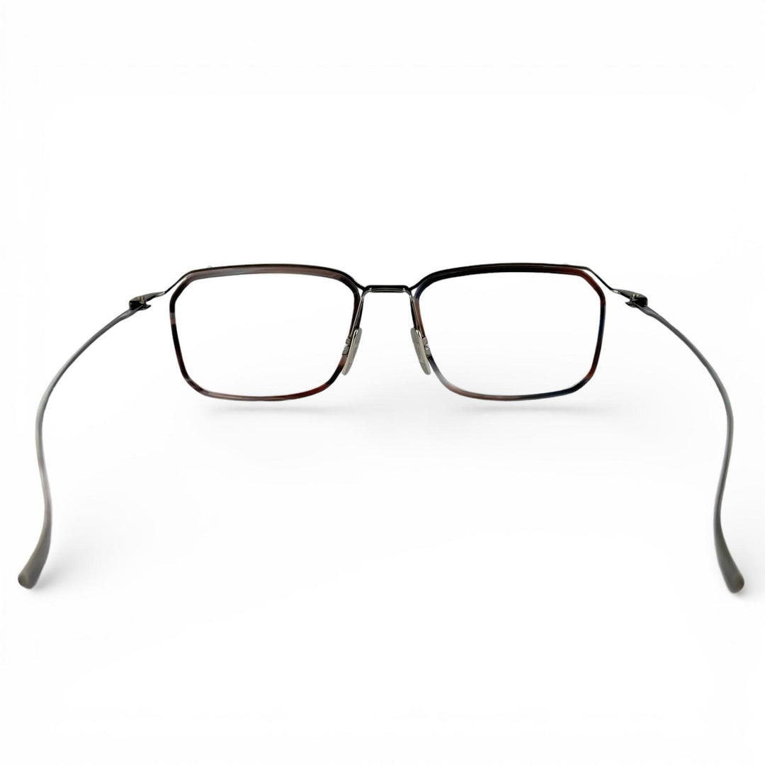 Excellent DITA Glasses SCHEMA-FIVE Square brown marble Women DTX423