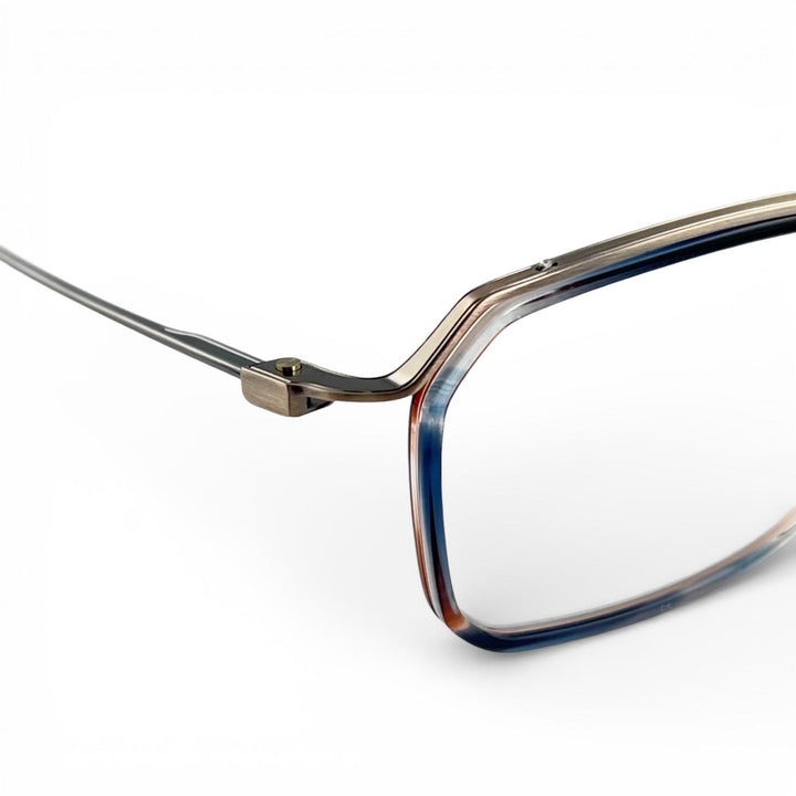 Excellent DITA Glasses SCHEMA-FIVE Square brown marble Women DTX423