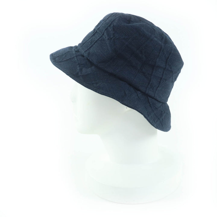 良品 Christian Dior TEDDY-D カナージュ デニム ボブハット インディゴ 57 42TCE923A155
