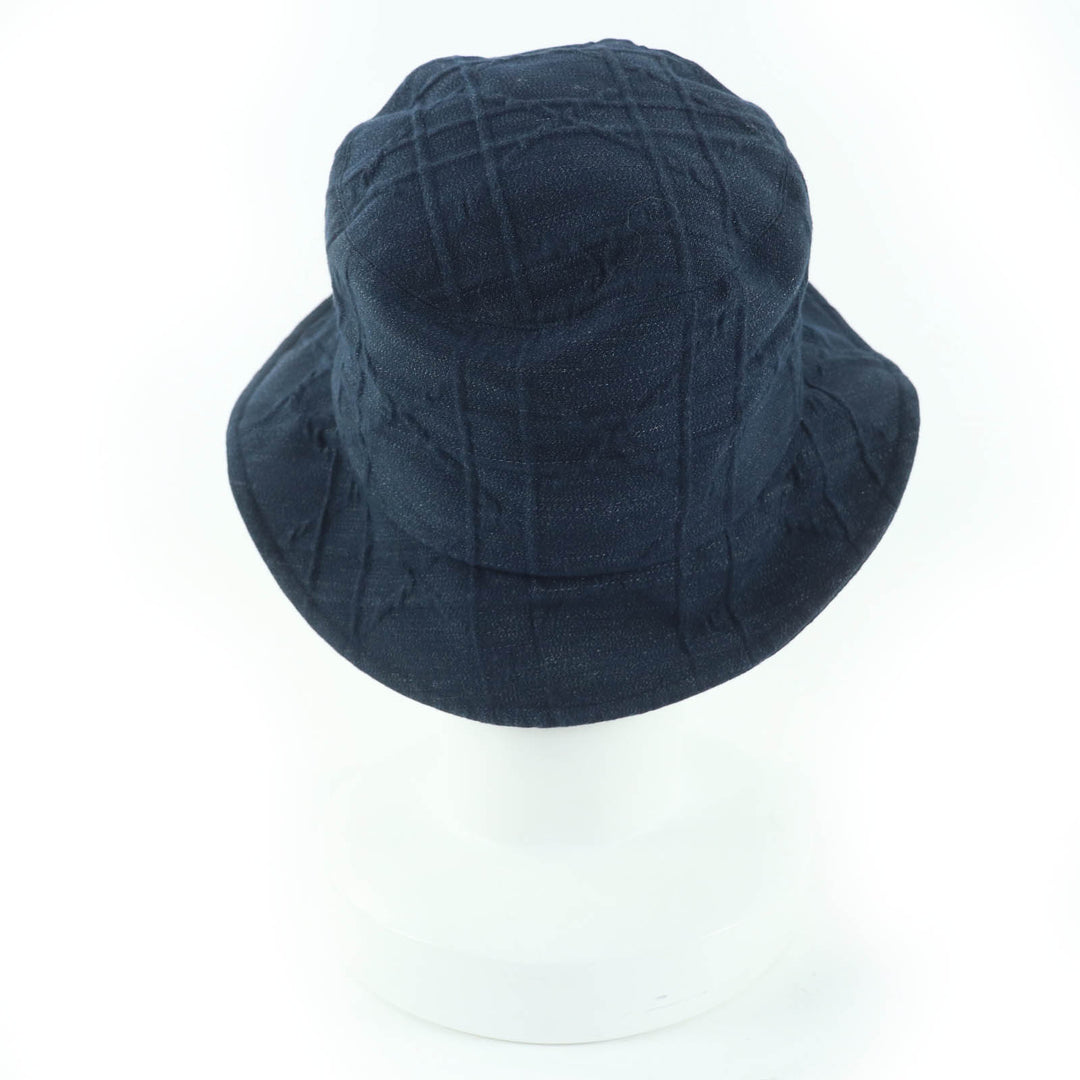 良品 Christian Dior TEDDY-D カナージュ デニム ボブハット インディゴ 57 42TCE923A155