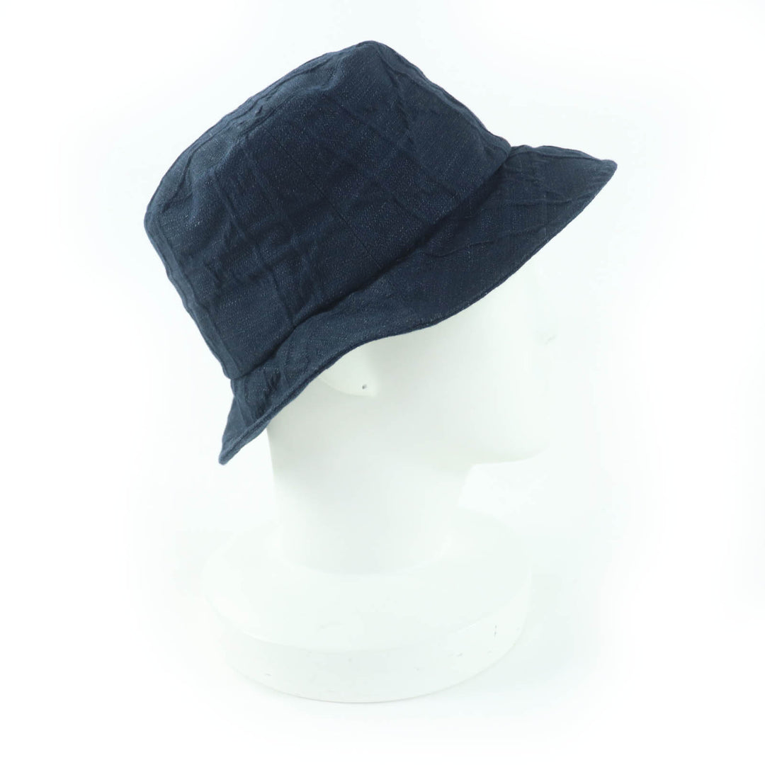 良品 Christian Dior TEDDY-D カナージュ デニム ボブハット インディゴ 57 42TCE923A155